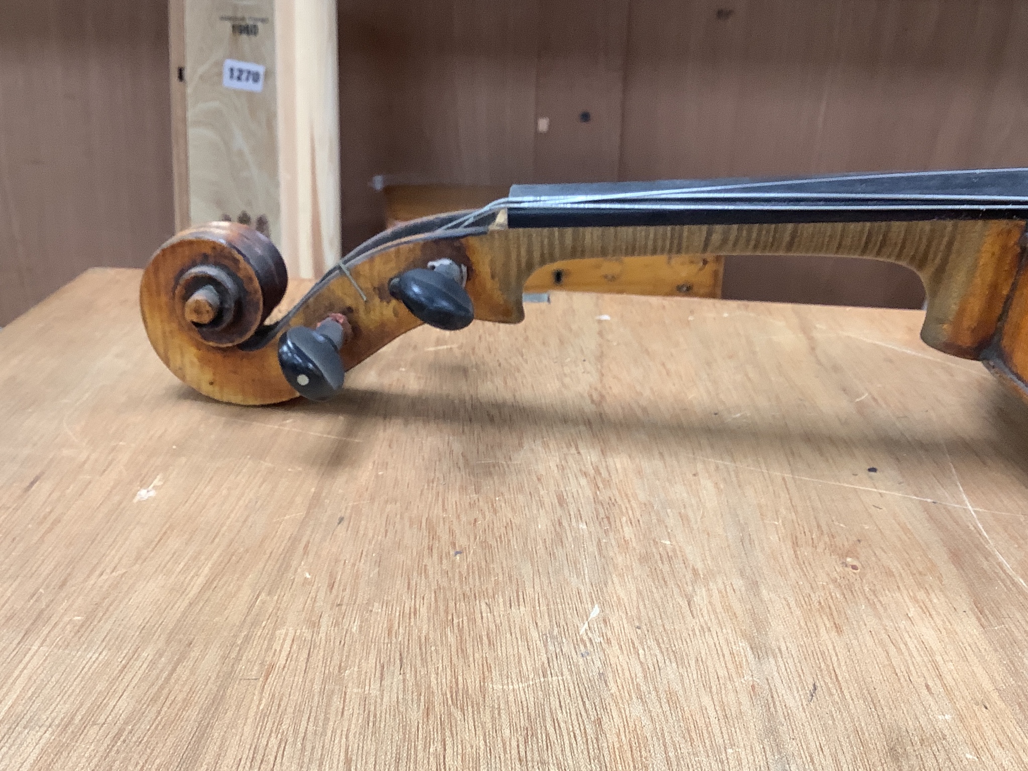 A late 19th century French Viola with 16in. back